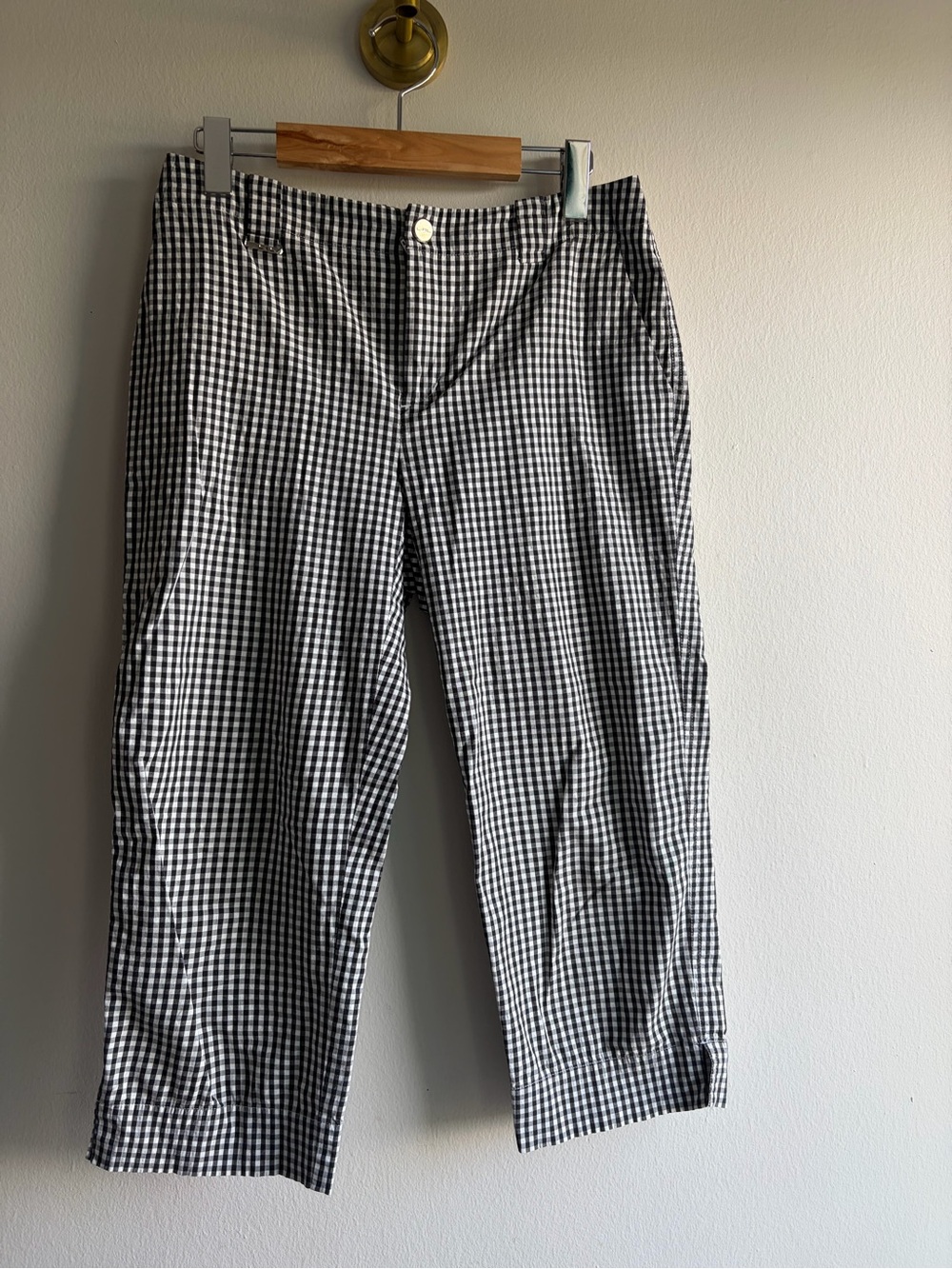 Bundle of 3 Ralph Lauren Black, White & Gingham Capri Pants